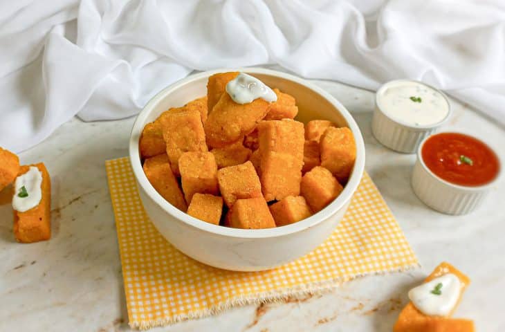 Polenta frita sequinha