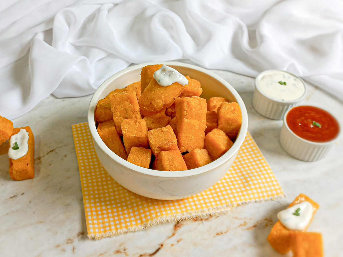Polenta frita sequinha