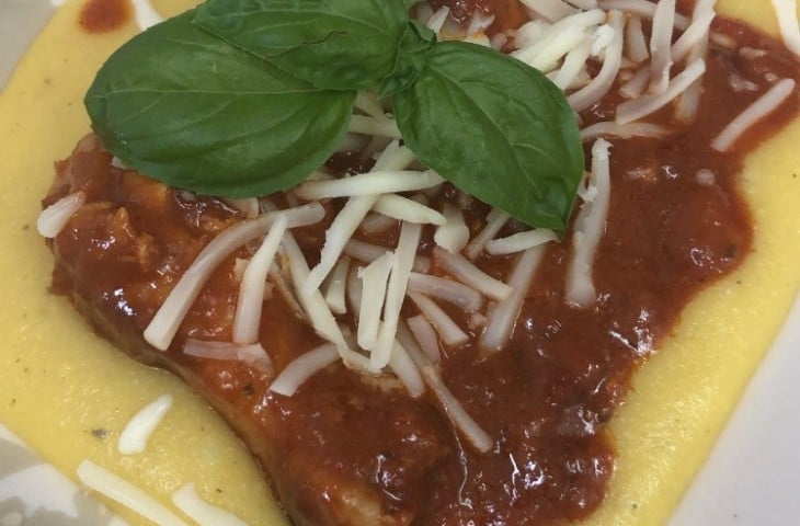Polenta na panela de pressão