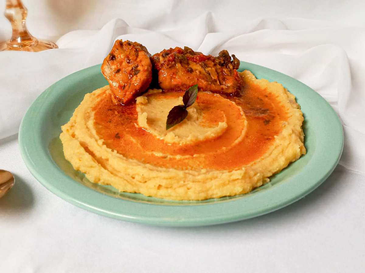 Polenta simples e rápida