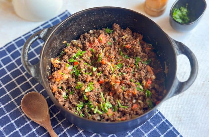 Proteína de soja refogada