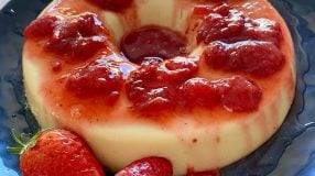Pudim com 2 ingredientes