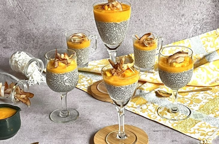 Pudim de chia