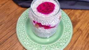 Pudim de chia simples