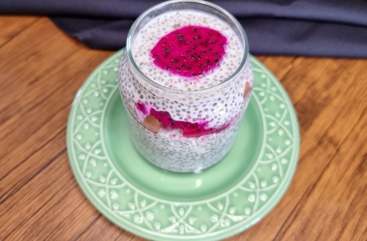 Pudim de chia simples