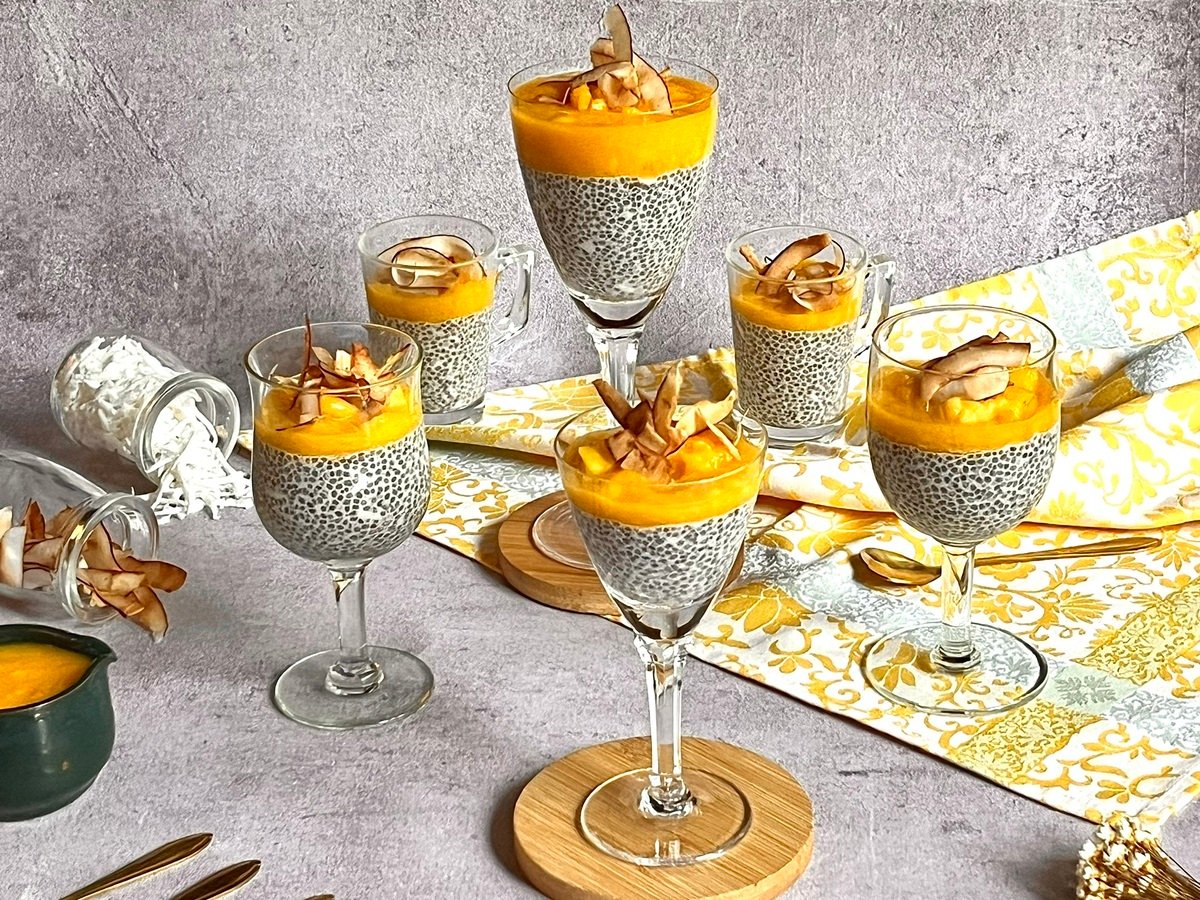 Pudim de chia