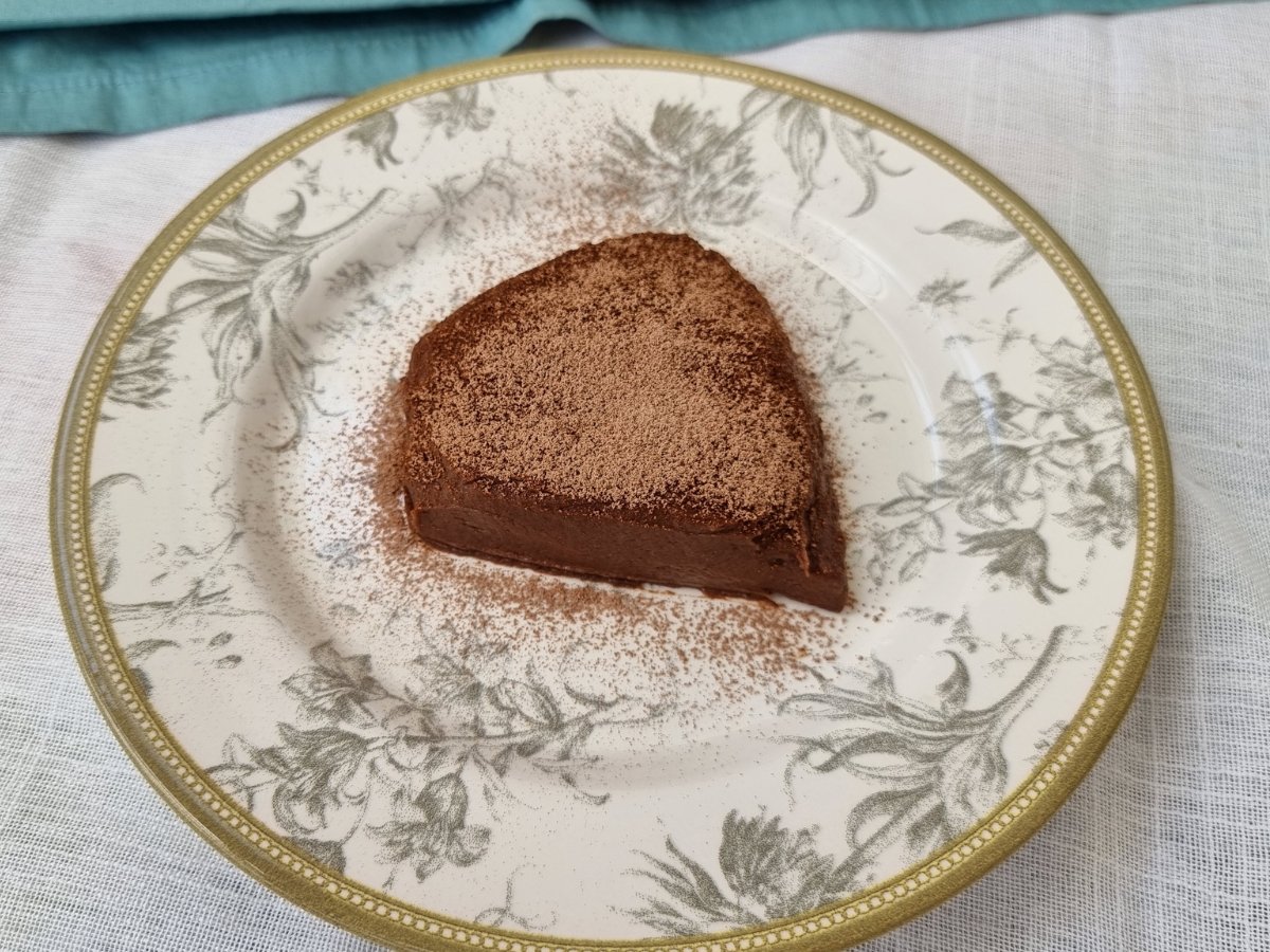 Pudim de chocolate diet