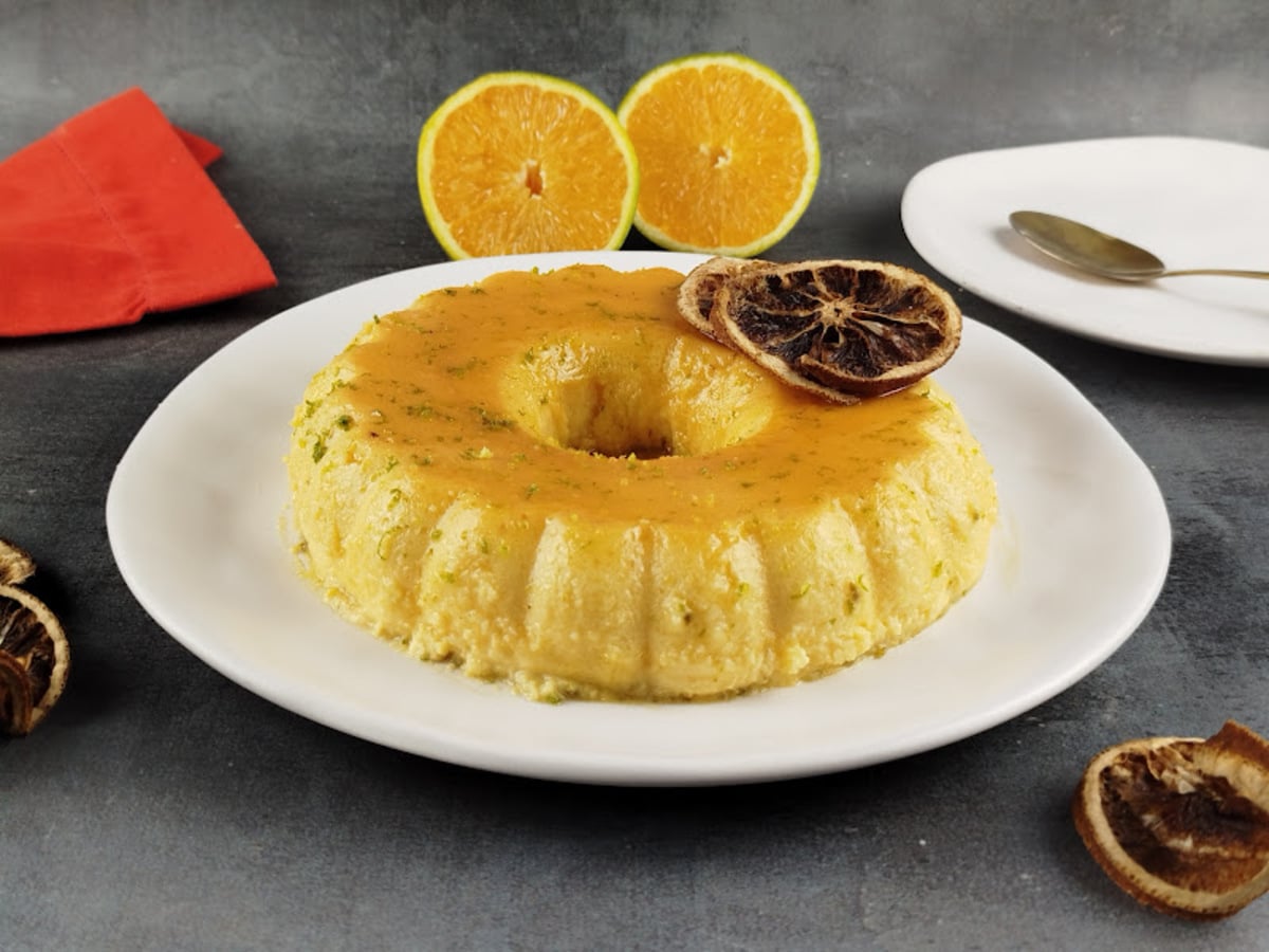 Pudim de laranja