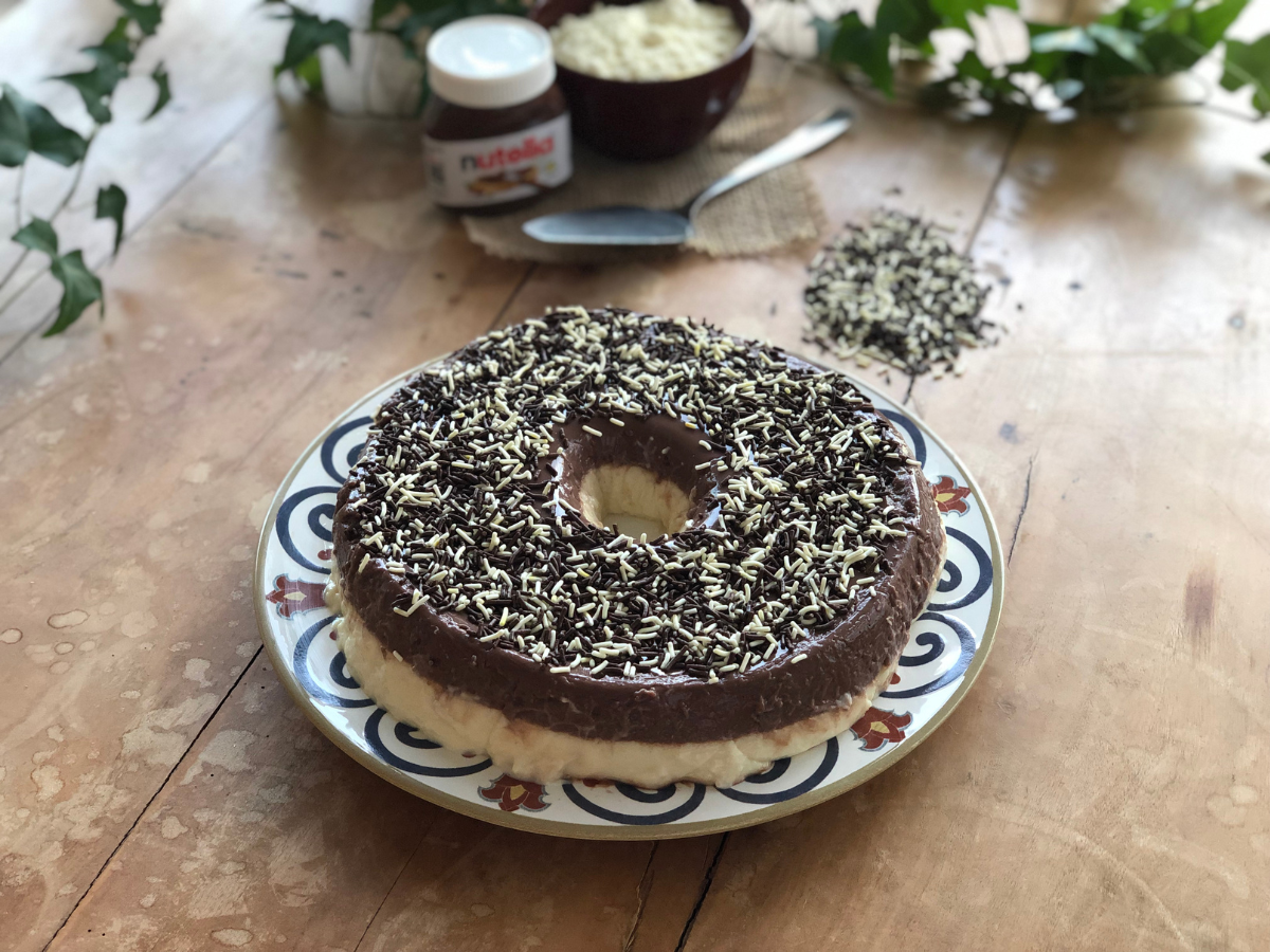 Pudim de leite Ninho e Nutella