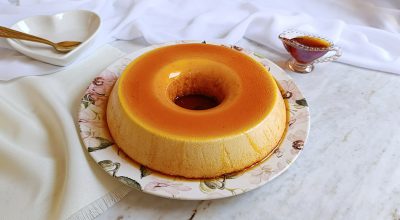 Pudim de maria-mole sem leite condensado