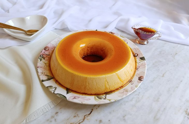 Pudim de maria-mole sem leite condensado