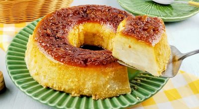 Pudim de pão sem leite condensado