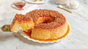 Pudim de tapioca com leite de coco