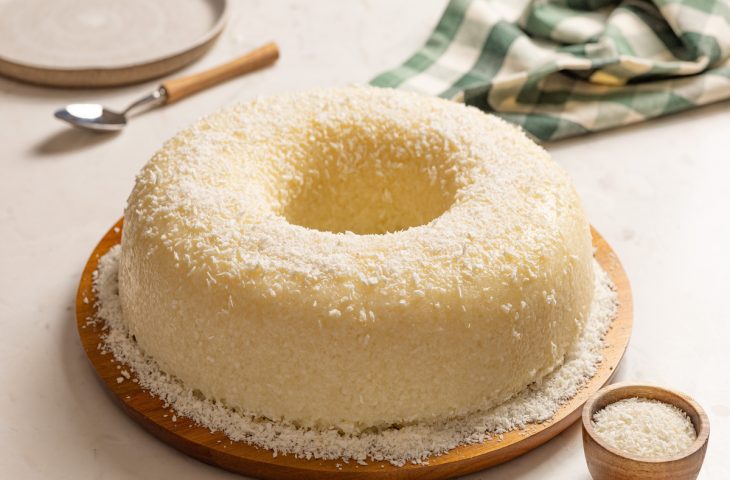 Pudim de tapioca tradicional