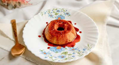 Pudim fit de micro-ondas