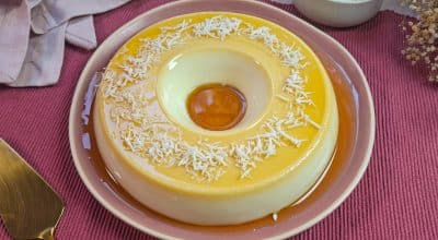 Pudim gelado de maria-mole