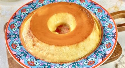 Pudim na air fryer fácil e rápido