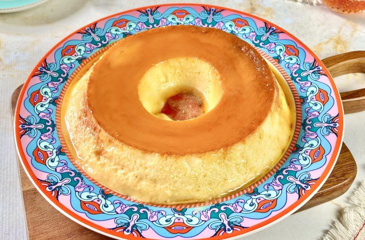 Pudim na air fryer fácil e rápido