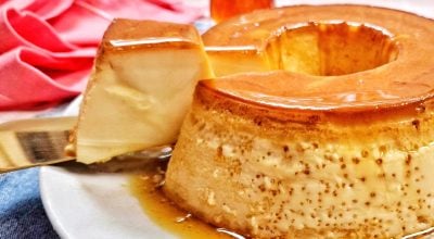 Pudim na air fryer simples