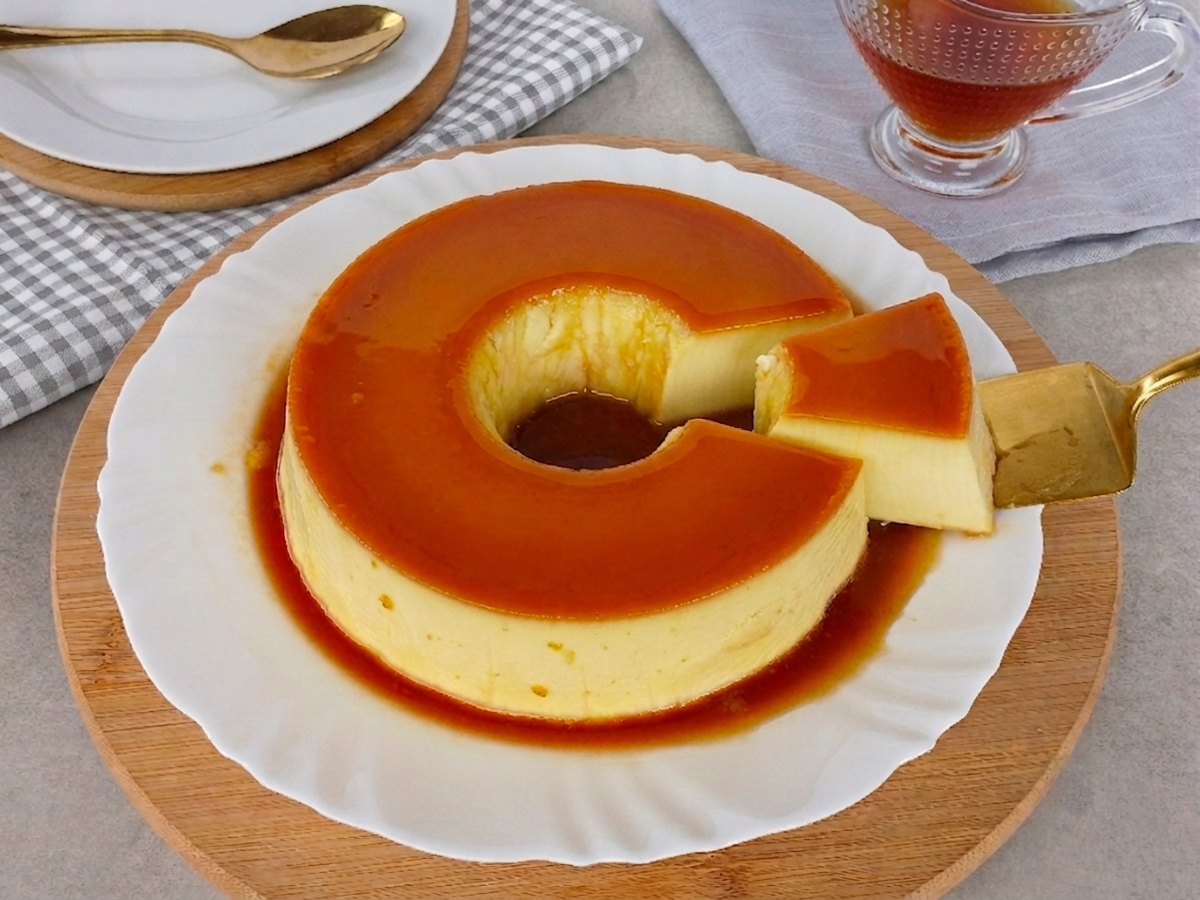 Pudim sem lactose