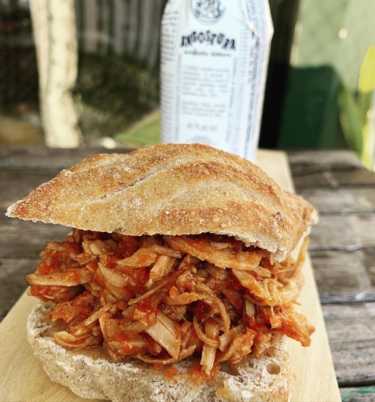 Pulled pork com Angostura bitter