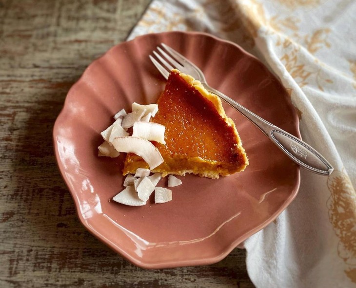 Pumpkin pie à brasileira