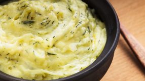 Purê de batata com cream cheese