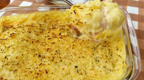 Purê de batata recheado fácil