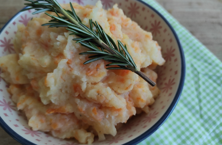 Purê de cenoura com batata