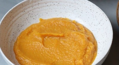 Purê de cenoura simples
