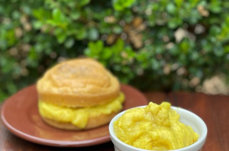 Queijo cheddar vegano