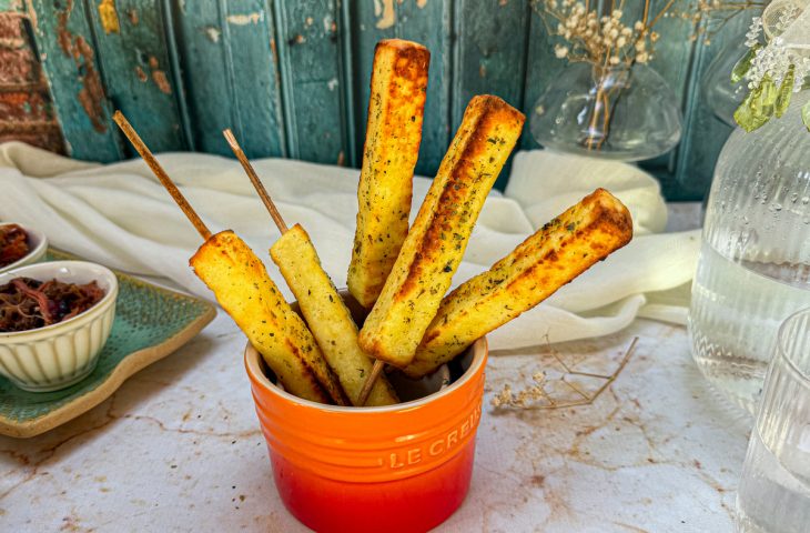 Queijo coalho na air fryer