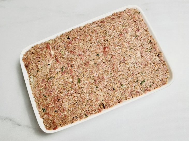 Refratário coberto pelo restante da massa.