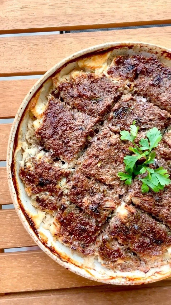 Quibe de carne com ricota cremosa