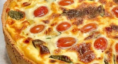 Quiche caprese low carb