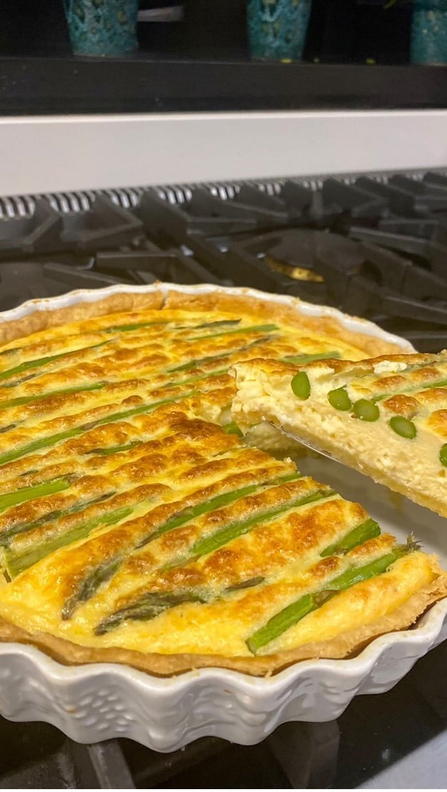 Quiche de aspargos