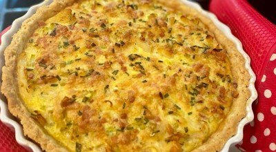 Quiche de bacalhau