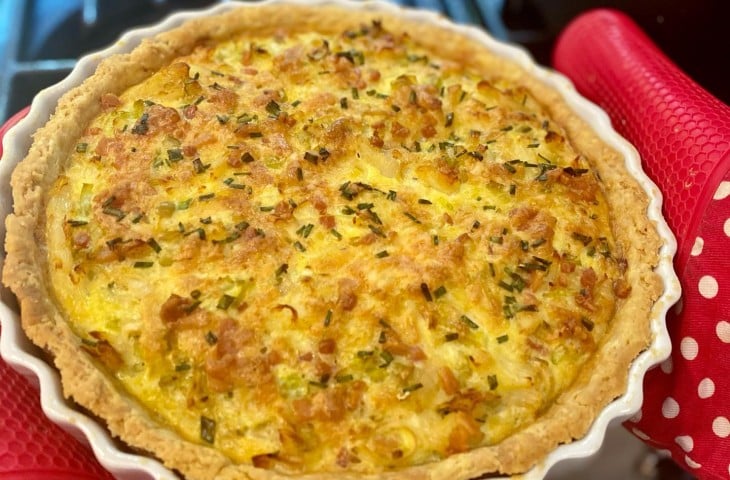 Quiche de bacalhau