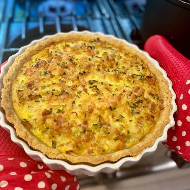 Quiche de bacalhau