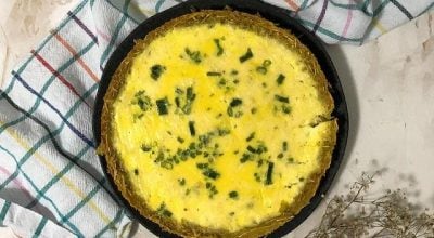 Quiche de batata rosti