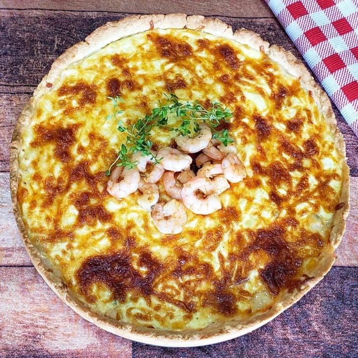 Quiche de camarão