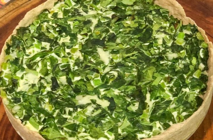 Quiche de couve