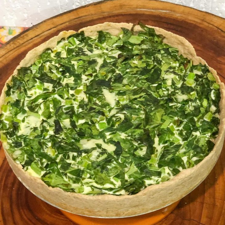 Quiche de couve