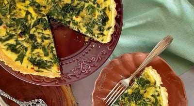 Quiche de espinafre