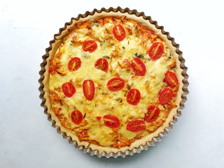 Quiche de frango - Passo a Passo