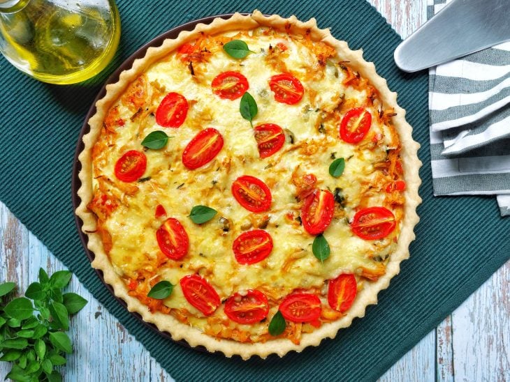 Quiche de frango - Passo a Passo