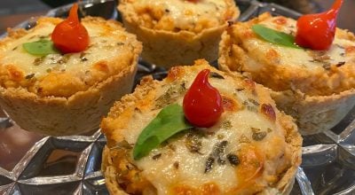 Quiche de frango fitness