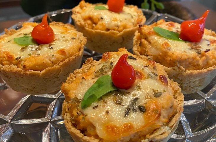 Quiche de frango fitness