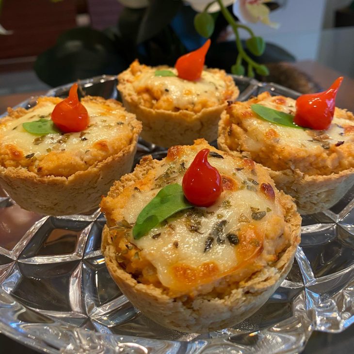 Quiche de frango fitness