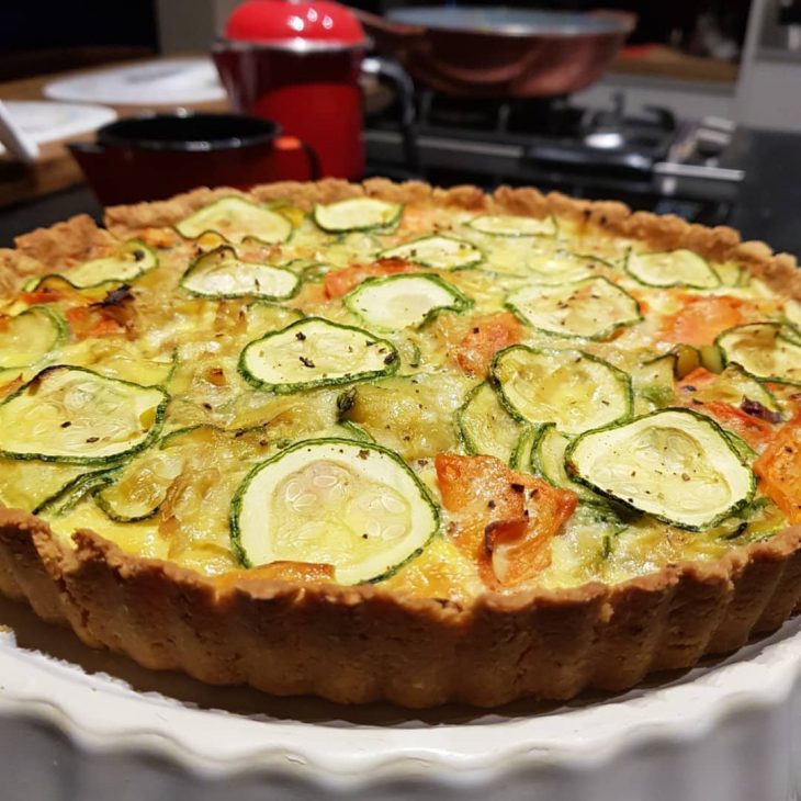 Quiche de legumes sem glúten